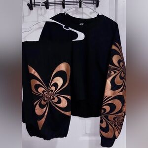 Hand painted crewnecks/joggers